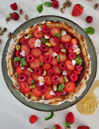 Cheesecake de requesón y miel: La ligera