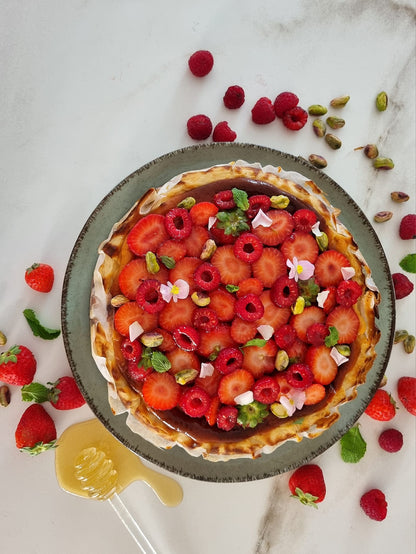 Cheesecake de requesón y miel: La ligera